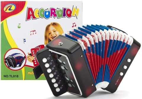 Akordeon Instrument Dla Małego Muzyka Czarny Akordeon Instrument Dla Małego Muzyka Czarny