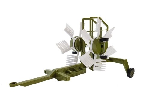 Traktor z Przyczepką, Zgrabiarką i Cysterną Czerwony Traktor z Przyczepką, Zgrabiarką i Cysterną Czerwony