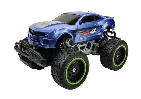 Auto Zdalnie Sterowane R/C 6.5 km/h Wysokie Koła Niebieskie Auto Zdalnie Sterowane R/C 6.5 km/h Wysokie Koła Niebieskie