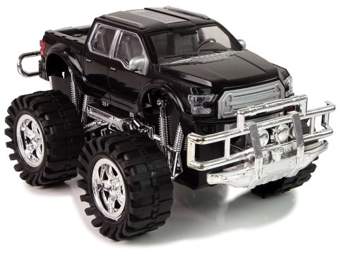 Zestaw Pojazdów Czarny Monster Truck Białe Laweta 58 cm Zestaw Pojazdów Czarny Monster Truck Białe Laweta 58 cm