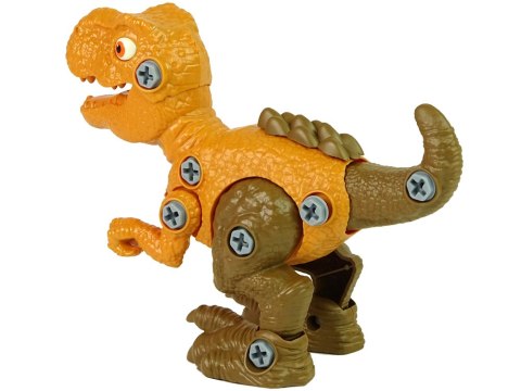 Zestaw Dinozaur Tyranozaur Rex z Jajkiem DIY Śrubokręt Pomarańczowy Zestaw Dinozaur Tyranozaur Rex z Jajkiem DIY Śrubokręt Pomarańczowy