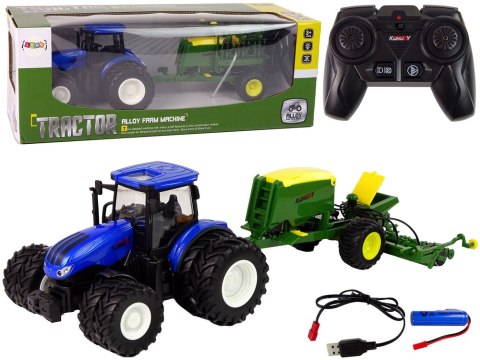 Traktor Zdalnie Sterowany RC 1:24 Belarka Niebieski Traktor Zdalnie Sterowany RC 1:24 Belarka Niebieski
