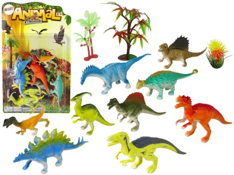 Zestaw Figurek Dinozaurów 9 sztuk Kolorowe