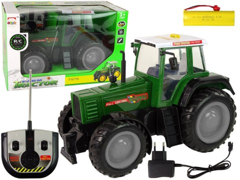 Zielono-Czarny Traktor R/C Zdalnie Sterowany 38 cm Zielono-Czarny Traktor R/C Zdalnie Sterowany 38 cm