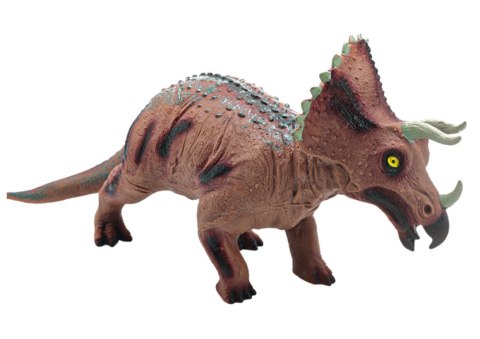 Duża Figurka Dinozaur Triceratops Dźwięk 36 cm Brązowy Duża Figurka Dinozaur Triceratops Dźwięk 36 cm Brązowy