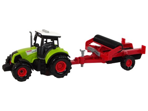 Traktor Z Kultywatorem Dla Dzieci Światła Dźwięki Zielony Traktor Z Kultywatorem Dla Dzieci Światła Dźwięki Zielony