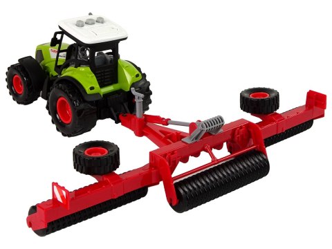 Traktor Z Kultywatorem Dla Dzieci Światła Dźwięki Zielony Traktor Z Kultywatorem Dla Dzieci Światła Dźwięki Zielony