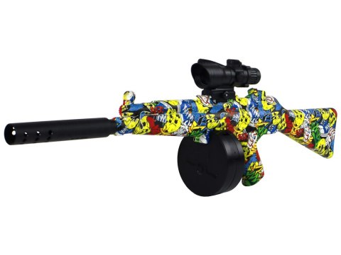 Karabin Pistolet Dla Dzieci Na Kulki Wodne Kolorowe Grafiti 20 Metrów Karabin Pistolet Dla Dzieci Na Kulki Wodne Kolorowe Grafiti 20 Metrów