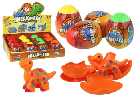 Magiczne Pękające Jajko Dinozaur W Skorupie 4 Kolory 6 cm Magiczne Pękające Jajko Dinozaur W Skorupie 4 Kolory 6 cm