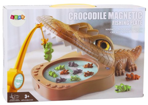 Gra Łowienie Krokodyli Magnetyczna Krokodyl Brązowy Gra Łowienie Krokodyli Magnetyczna Krokodyl Brązowy