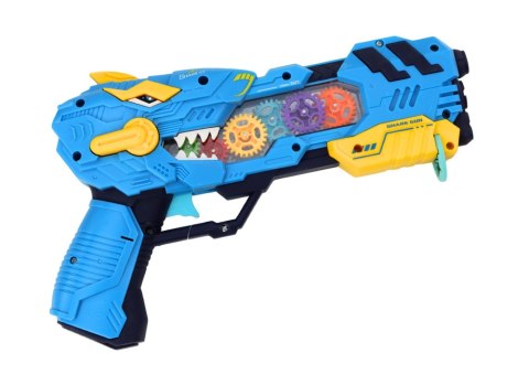 Pistolet Projektor Dinozaur Światła Dźwięki Niebieski Czerwony Pistolet Projektor Dinozaur Światła Dźwięki Niebieski Czerwony