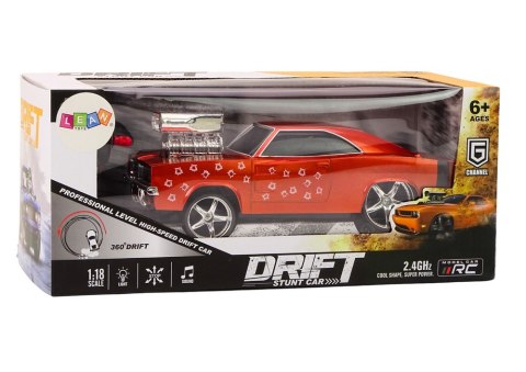Autko Zdalnie Sterowane 1:18 Drift 360 Światła Dźwięki Czerwony Autko Zdalnie Sterowane 1:18 Drift 360 Światła Dźwięki Czerwony