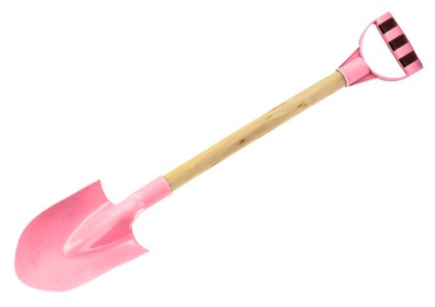 Łopatka Do Piasku Drewniana Rączka Pastelowy Różowy 60cm Łopatka Do Piasku Drewniana Rączka Pastelowy Różowy 60cm