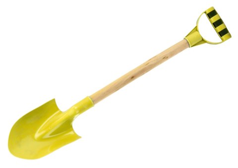 Łopatka Do Piasku Drewniana Rączka Pastelowy Żółty 60cm Łopatka Do Piasku Drewniana Rączka Pastelowy Żółty 60cm
