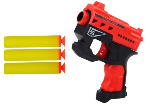 Mini Pistolet Na Strzałki Piankowe Z Przyssawkami Czerwony Mini Pistolet Na Strzałki Piankowe Z Przyssawkami Czerwony