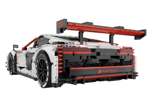 Klocki Konstrukcyjne Auto RC 1:8 Audi R8 GT3 Rastar Białe 3322 Elementy Klocki Konstrukcyjne Auto RC 1:8 Audi R8 GT3 Rastar Białe 3322 Elementy