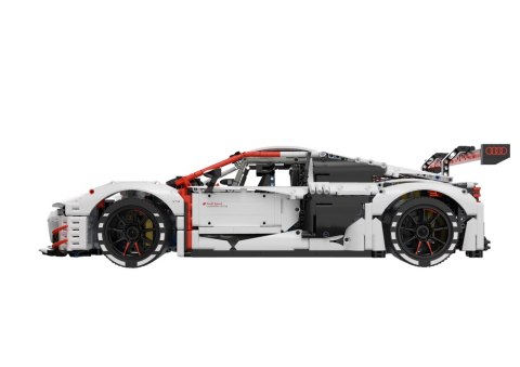 Klocki Konstrukcyjne Auto RC 1:8 Audi R8 GT3 Rastar Białe 3322 Elementy Klocki Konstrukcyjne Auto RC 1:8 Audi R8 GT3 Rastar Białe 3322 Elementy