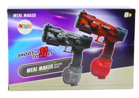 Pistolet Na Wodę Automatyczny Elektryczny Czerwony Pistolet Na Wodę Automatyczny Elektryczny Czerwony