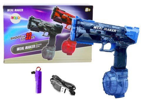 Pistolet Na Wodę Automatyczny Elektryczny Niebieski Pistolet Na Wodę Automatyczny Elektryczny Niebieski