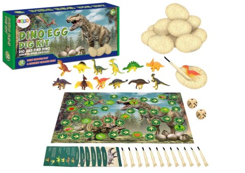 Zestaw Jaj Dinozaurów Figurki Wykopaliska Gra Planszowa 12 Szt Zestaw Jaj Dinozaurów Figurki Wykopaliska Gra Planszowa 12 Szt