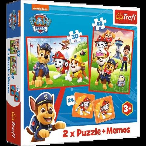 Puzzle - 2w1 + memos - Psia ekipa w akcji - Viacom PAW Patrol 93337 Puzzle - 2w1 + memos - Psia ekipa w akcji - Viacom PAW Patrol 93337