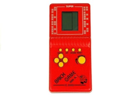 Gra Elektroniczna Tetris Kieszonkowa Czerwona Gra Elektroniczna Tetris Kieszonkowa Czerwona