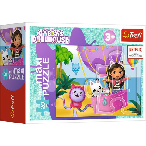 Puzzle - ''miniMaxi" - Kolorowy dzień Gabby / Trefl 56041