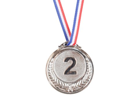 Srebrny Medal Drugie Miejsce Nagroda Trofeum Cynkowy 6,5cm Srebrny Medal Drugie Miejsce Nagroda Trofeum Cynkowy 6,5cm