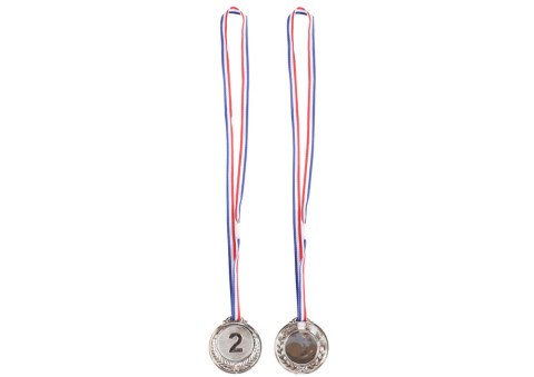 Srebrny Medal Drugie Miejsce Nagroda Trofeum Cynkowy 6,5cm Srebrny Medal Drugie Miejsce Nagroda Trofeum Cynkowy 6,5cm