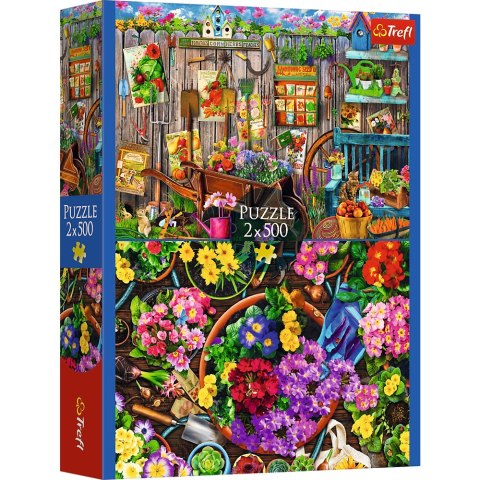 Puzzle - 2x500 - Prace w ogrodzie FSC Mix 70% 37529 Puzzle - 2x500 - Prace w ogrodzie FSC Mix 70% 37529