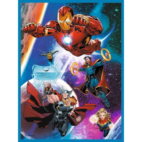 Puzzle - 2w1 + memos Bohaterowie w akcji Marvel The Avengers Trefl 93333 Puzzle - 2w1 + memos Bohaterowie w akcji Marvel The Avengers Trefl 93333