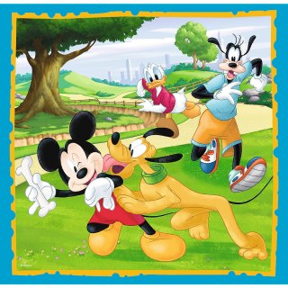 Puzzle - 3w1 - Myszka Miki z przyjaciółmi - Disney Standard Characters - 34846