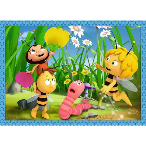 Puzzle - 4w1 - Przygody Pszczółki Mai Trefl 34356 Puzzle - 4w1 - Przygody Pszczółki Mai Trefl 34356
