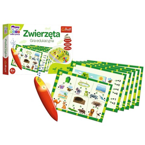 Gra dla dzieci Zwierzęta Magiczny ołówek Trefl 02111 Gra dla dzieci Zwierzęta Magiczny ołówek Trefl 02111