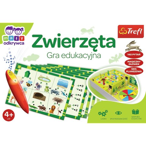 Gra dla dzieci Zwierzęta Magiczny ołówek Trefl 02111 Gra dla dzieci Zwierzęta Magiczny ołówek Trefl 02111